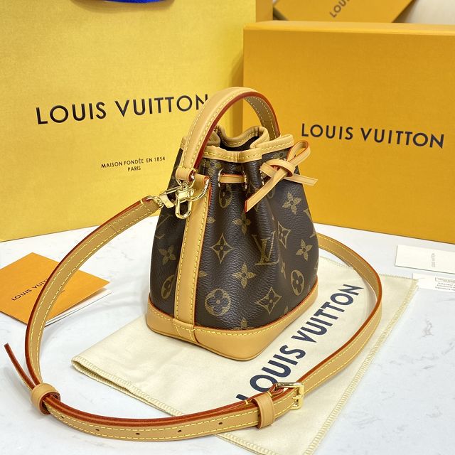 Louis vuitton original monogram canvas nano noe bag M81266 