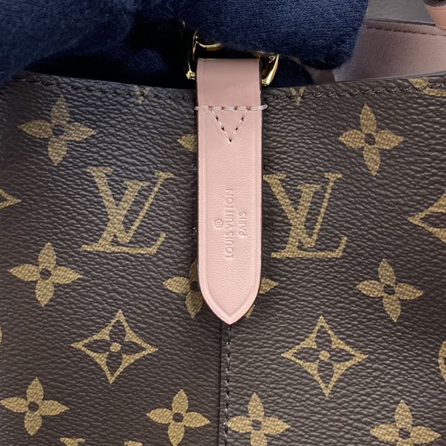 Louis vuitton original monogram canvas neonoe mm bag M43895 pink