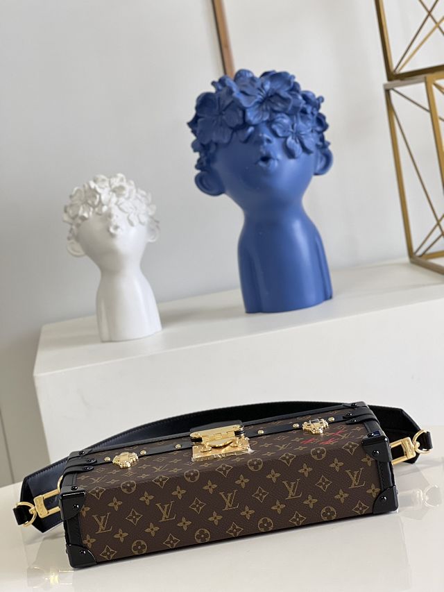 Louis vuitton original monogram petite malle east-west M46120