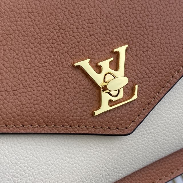 Louis vuitton original calfskin mylockme chain pochette M63471 brown