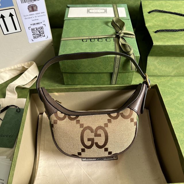 2022 GG original ophidia canvas mini bag 658551 camel