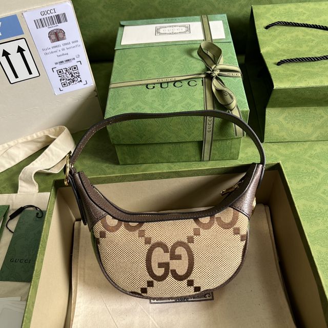 2022 GG original ophidia canvas mini bag 658551 camel