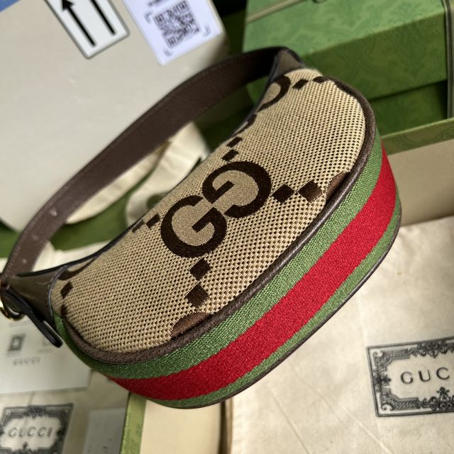 2022 GG original ophidia canvas mini bag 658551 camel