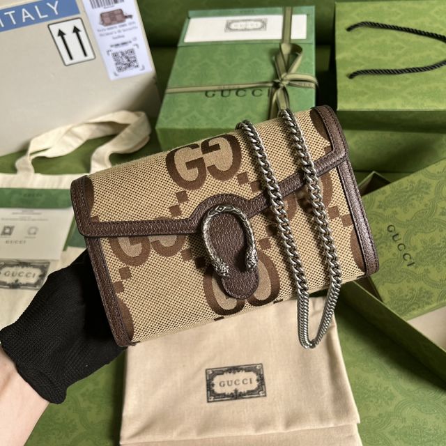 GG original canvas mini chain bag 401231 camel