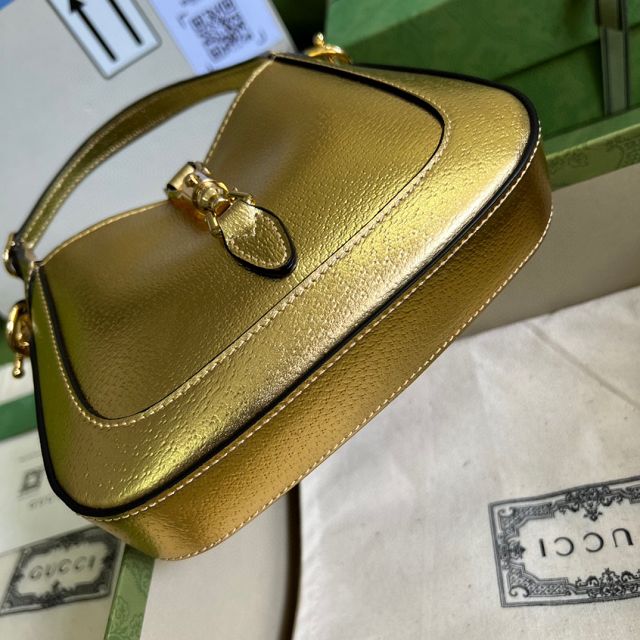 GG original calfskin jackie 1961 mini bag 675799 gold