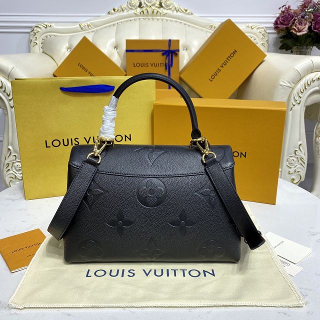 Louis vuitton original calfskin madeleine MM handbag M45976 black