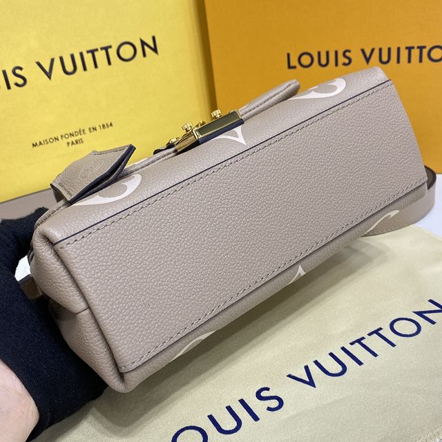 Louis vuitton original calfskin madeleine pm handbag M45978 grey