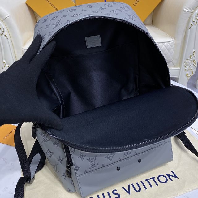 Louis vuitton original calfskin racer backpack M46105 grey