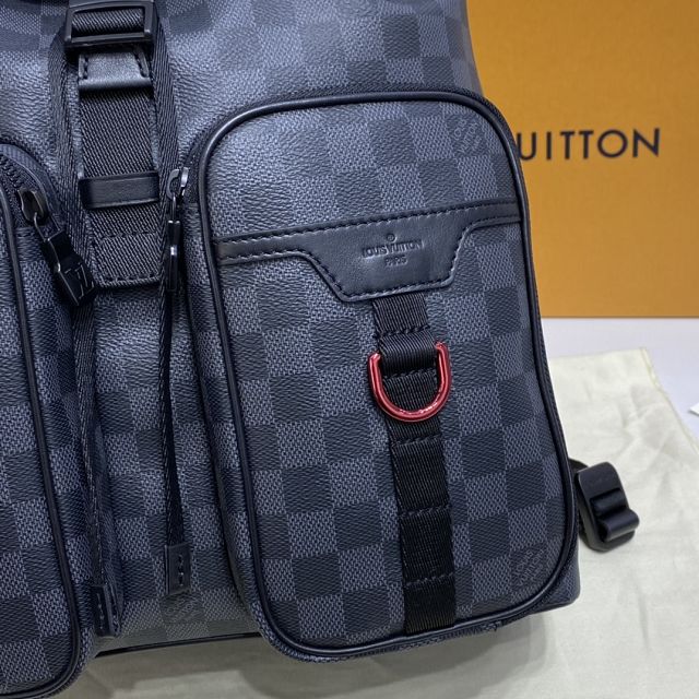 Louis vuitton original damier graphite backpack N40279 