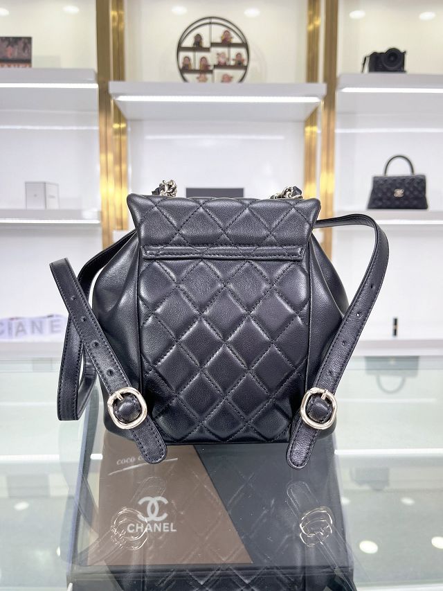 CC original lambskin mini backpack AS2908 black