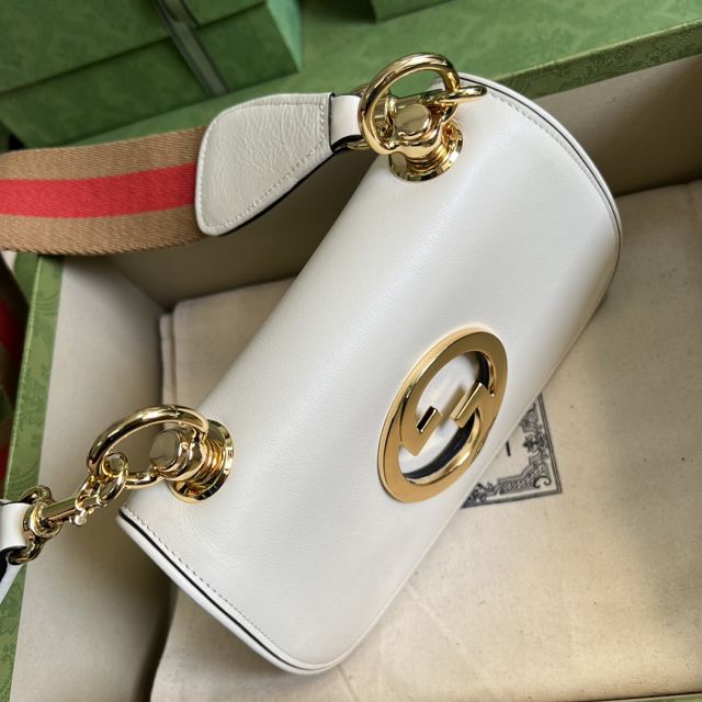 GG original calfskin blondie mini bag 698643 white