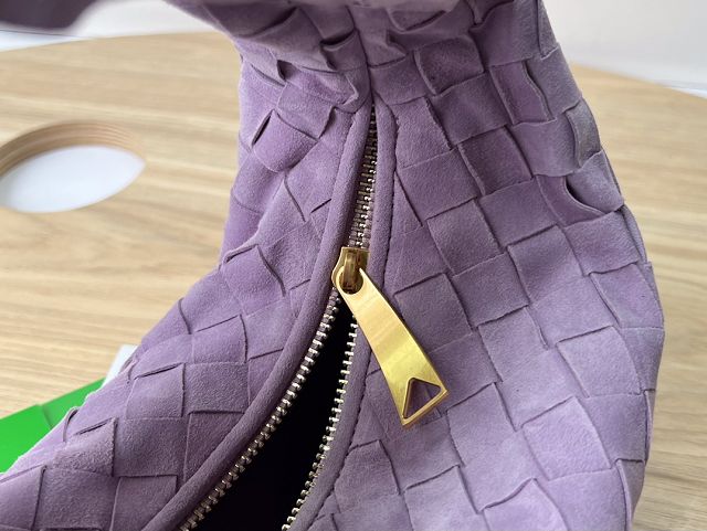 BV original suede calfskin mini jodie bag 651876 light purple