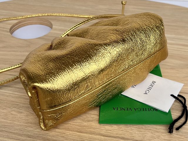 BV original calfskin mini 20 pouch 585852 gold