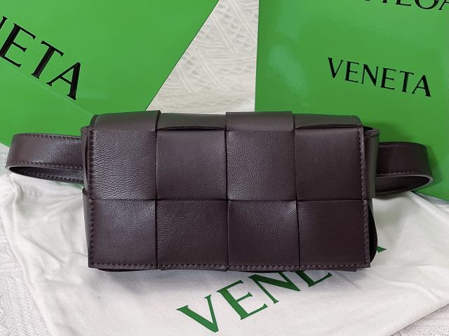 BV original lambskin cassette belt bag 639367 grape