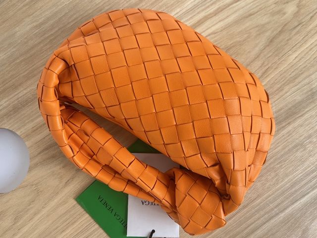 BV original lambskin mini jodie bag 651876 hot orange