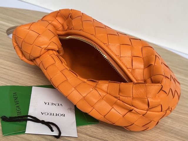 BV original lambskin mini jodie bag 651876 hot orange