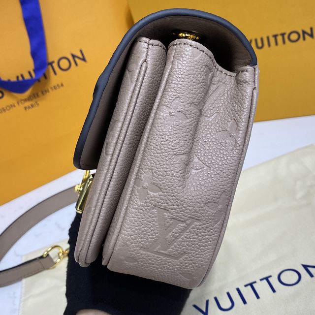 Louis vuitton original calfskin marceau chain bag M46127 apricot