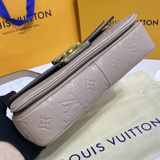 Louis vuitton original calfskin marceau chain bag M46127 apricot