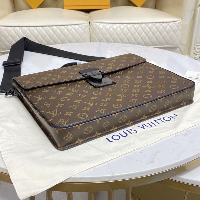 Louis vuitton original monogram eclipse S-Lock briefcase M20837