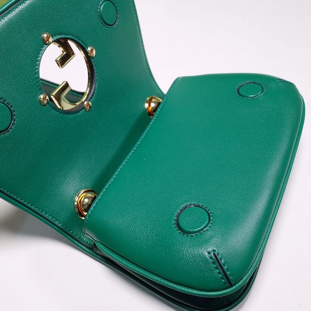 GG original calfskin blondie mini bag 698643 green