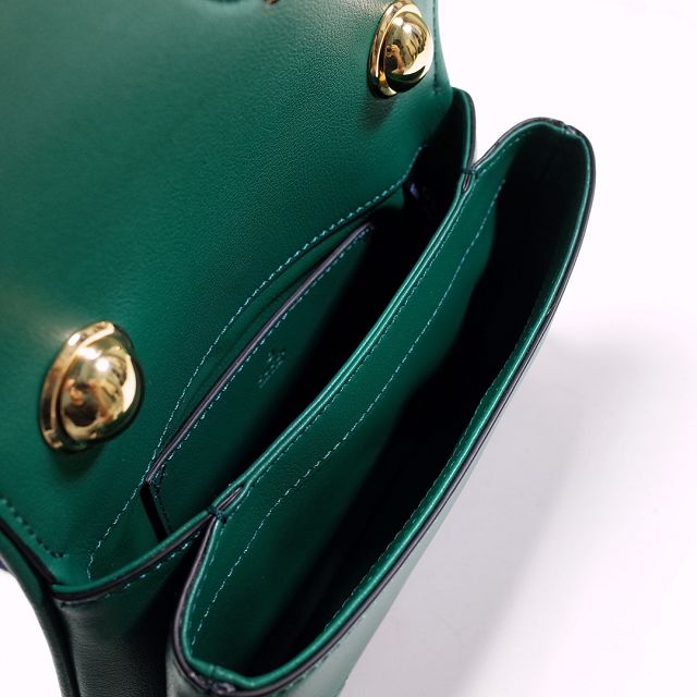 GG original calfskin blondie mini bag 698643 green