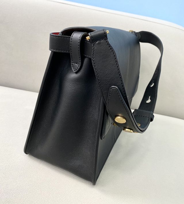 Fendi original calfskin medium kan U bag 8M0516 black