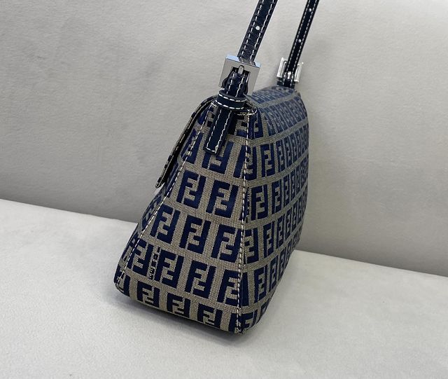 Fendi original fabric mini shoulder bag 8BR352 blue