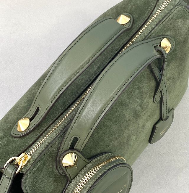 Fendi original suede medium by the way boston bag 8BL146 green