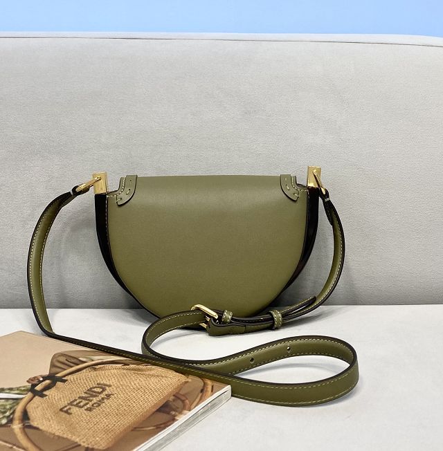 Fendi original calfskin shoulder bag 8BN008 green