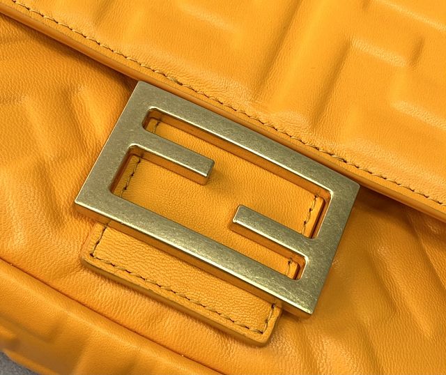 Fendi original lambskin medium baguette bag 8BR600 orange