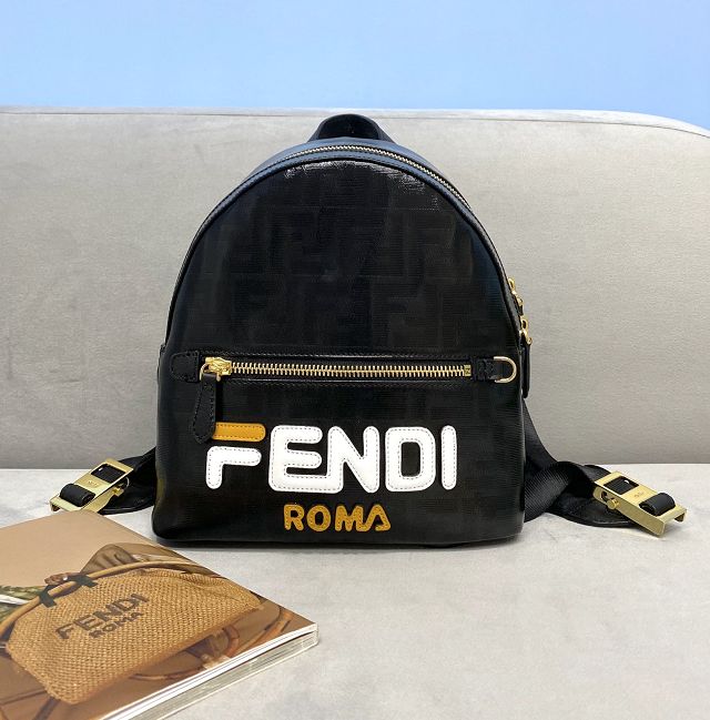 Fendi fabric mini backpack 8BZ032 black