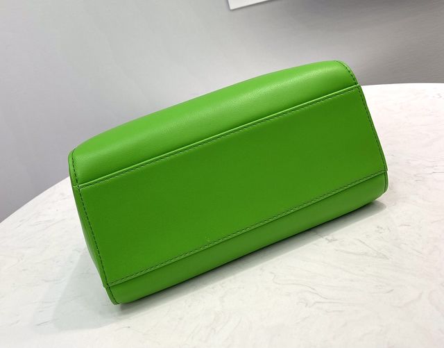 Fendi original lambskin small peekaboo bag 8BN244 green