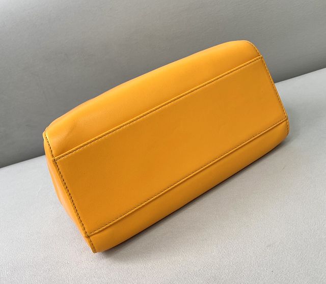 Fendi original lambskin small peekaboo bag 8BN244 orange