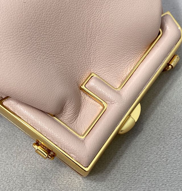 Fendi original lambskin first nano bag 7AS051 pink