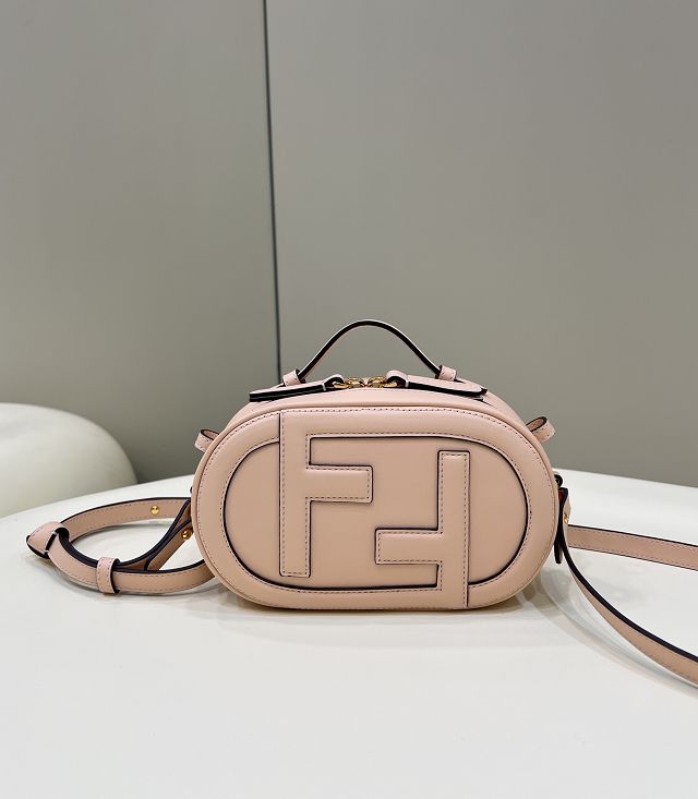 Fendi original calfskin mini camera case 8BS058 pink