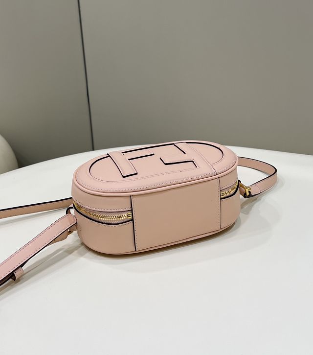 Fendi original calfskin mini camera case 8BS058 pink