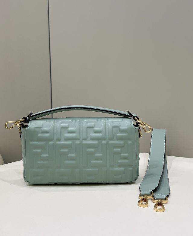 Fendi original lambskin medium baguette bag 8BR600 mint green