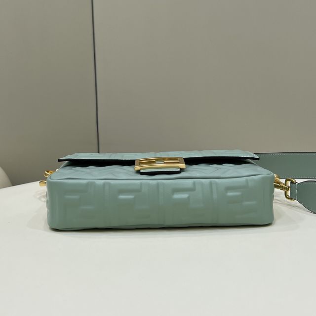 Fendi original lambskin medium baguette bag 8BR600 mint green