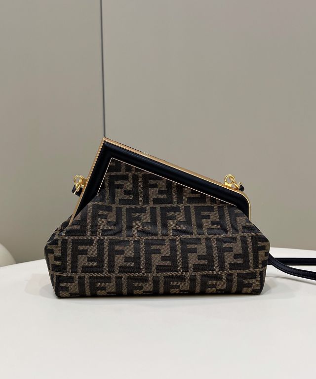 Fendi original fabric small first bag 8BP129 black