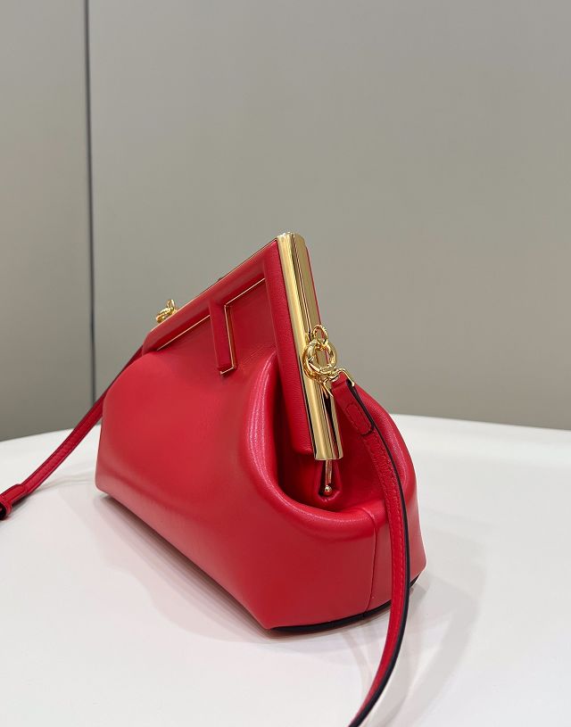 Fendi original lambskin small first bag 8BP129 red