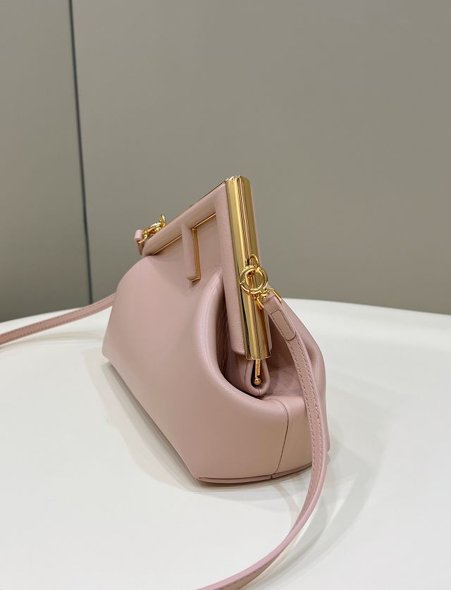 Fendi original lambskin small first bag 8BP129 pink