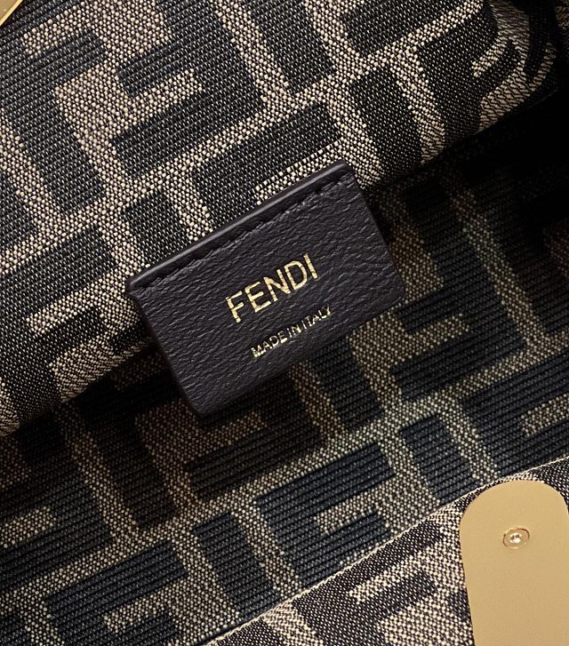 Fendi original calfskin small first bag 8BP129 light grey