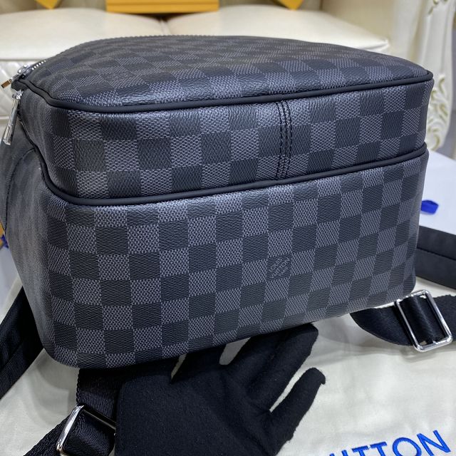 Louis vuitton original damier graphite michael backpack N58024 black