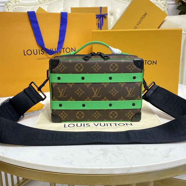 Louis vuitton original monogram canvas handle soft trunk M46264 green