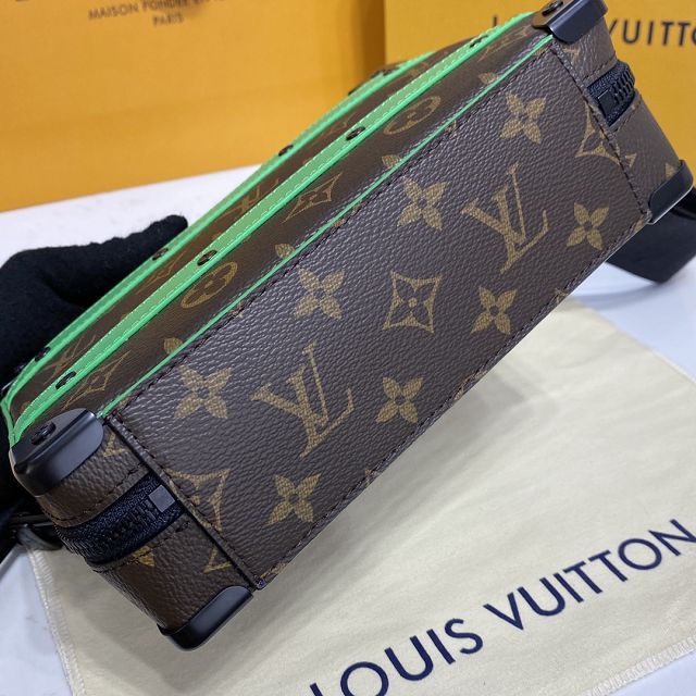 Louis vuitton original monogram canvas handle soft trunk M46264 green