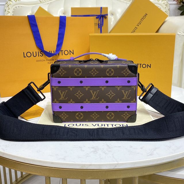 Louis vuitton original monogram canvas handle soft trunk M46264 purple