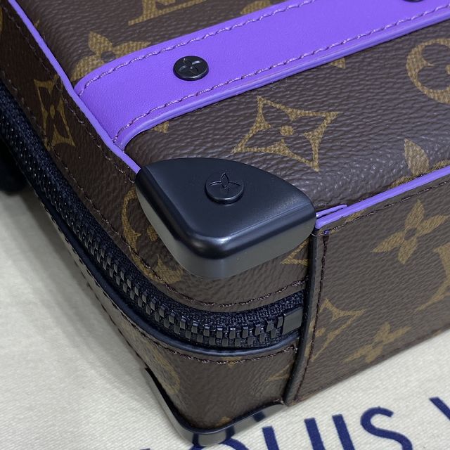 Louis vuitton original monogram canvas handle soft trunk M46264 purple