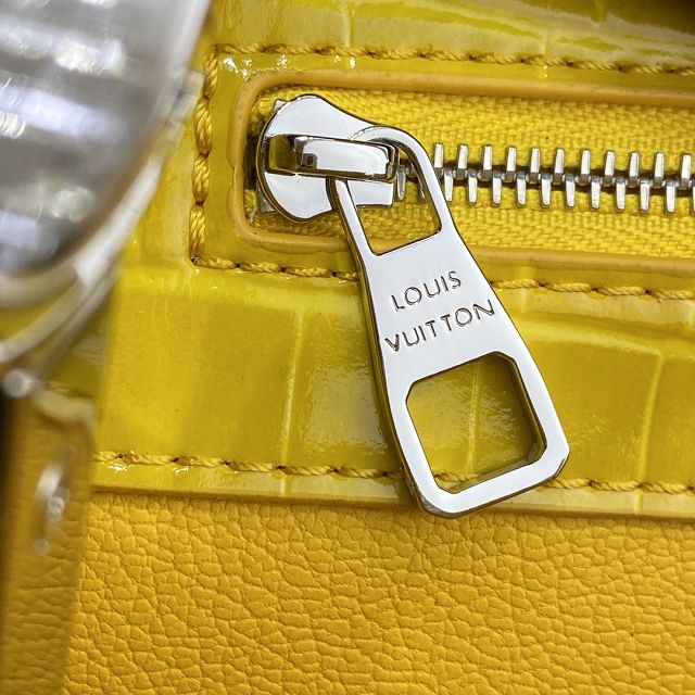 Louis vuitton original crocodile calfskin capucines mm handbag N94260 yellow