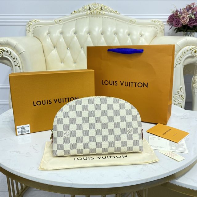 Louis vuitton original damier azur large cosmetic pouch N23346