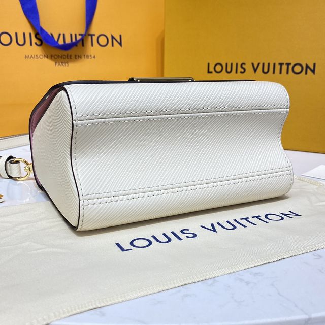 Louis vuitton original epi leather twist pm M20840 white